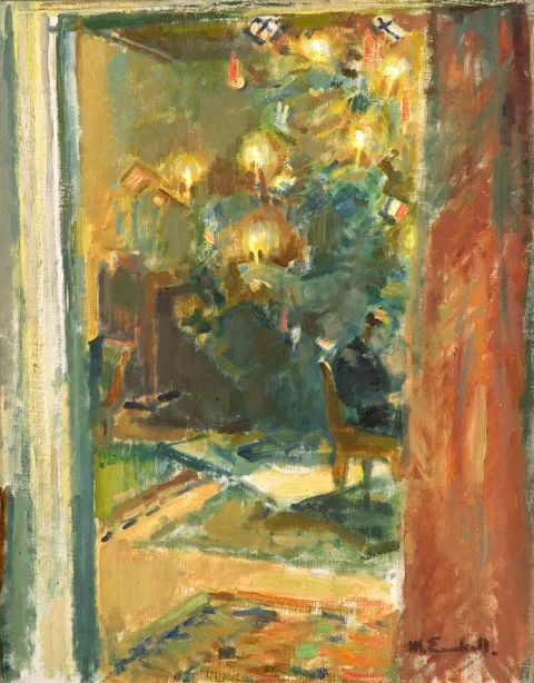 Magnus Enckell, Christmas Tree in the Hall of Kilo Mansion