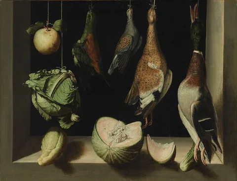 Juan Sánchez Cotán, Still Life with Game Fowl