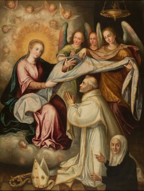Juan Sánchez Cotán, Saint Ildefonso receiving the Chasuble
