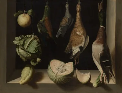 Juan Sánchez Cotán, Still Life with Game Fowl