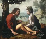 Jan Sanders van Hemessen, Allegory (Nature as the Nursemaid of Art)
