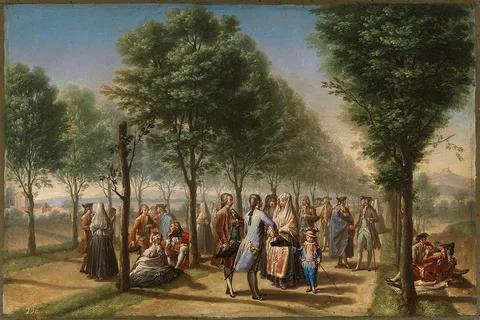 Francisco Bayeu, The Paseo de las Delicias