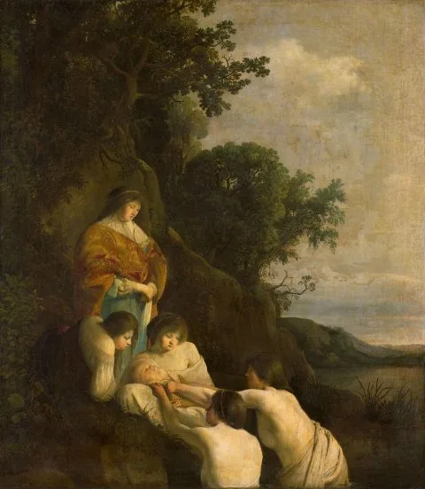 Paulus Bor, Pharaoh's Daughter Discovers Moses in the Rush Basket