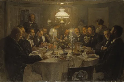 Viggo Johansen, An Artist's Gathering