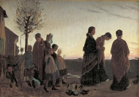 Viggo Johansen, Konfirmations-søndag. Dragør