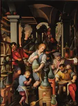Stradanus, An Alchemist's Laboratory