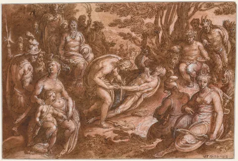 Stradanus, The Flaying of Marsyas