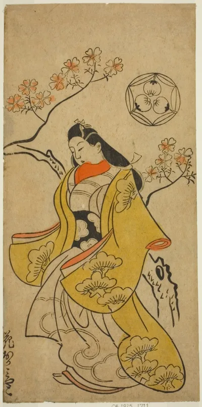 Torii Kiyonobu, The Actor Hanaoka Miyako