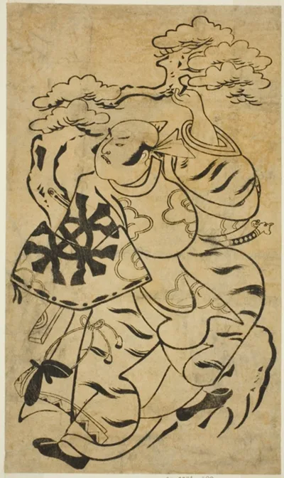 Torii Kiyonobu, The Actor Nakamura Denkuro I