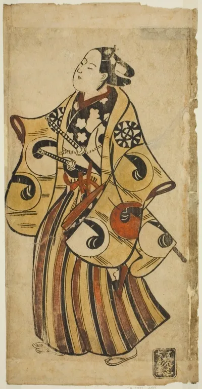 Torii Kiyonobu, The Actor Nakamura Denkuro I