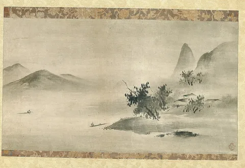 Kanō Motonobu, Ink Landscape