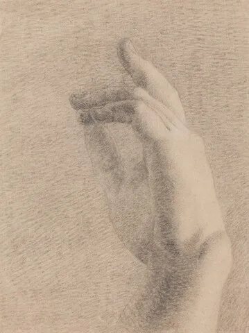 Benjamin Haydon, Study of a Hand [recto]
