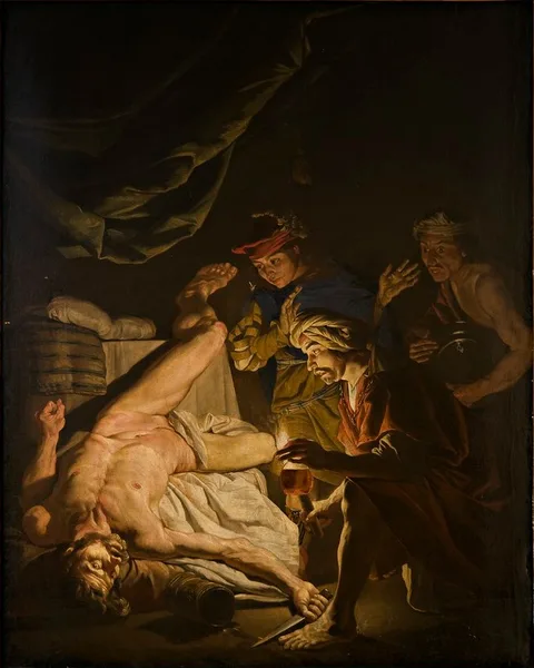 Matthias Stom, The death of Cato