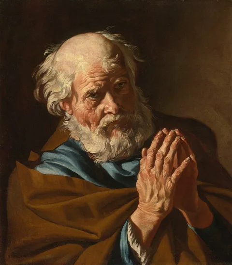 Matthias Stom, St Peter praying