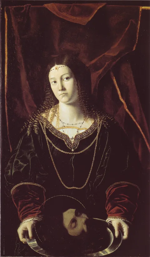 Bartolomeo Veneto, Salome with the head of John the Baptist