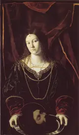 Bartolomeo Veneto, Salome with the head of John the Baptist