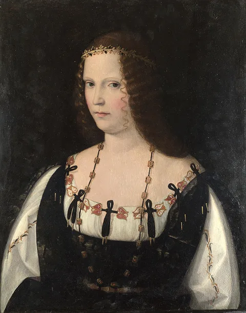 Bartolomeo Veneto, Portrait of a Young Lady
