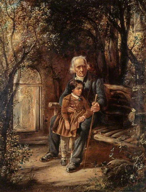 David Octavius Hill, Rev. Thomas Chalmers, 1780 - 1847. Preacher and social reformer (With his grandson Thomas Chalmers Hanna)