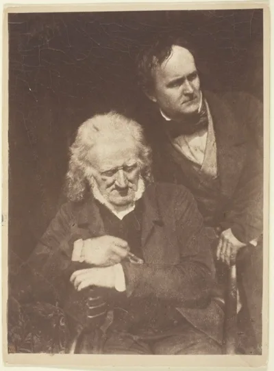 David Octavius Hill, Portrait of Two Men (John Henning and Alexander Handyside Ritchie)