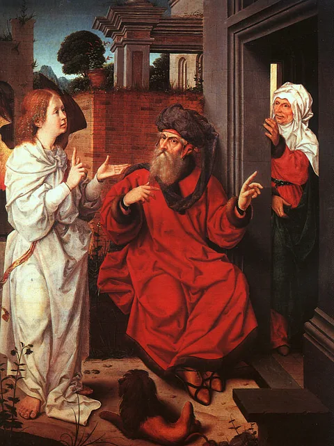 Jan Provoost, Abraham, Sarah and the Angel