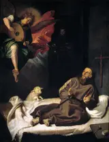 Francesc Ribalta, Saint Francis comforted by a Angel