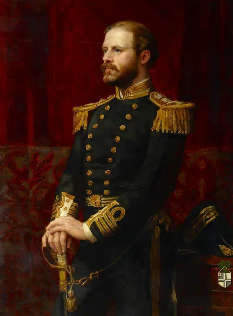 Anna Lea Merritt, Rear-Admiral Sir Lambton Loraine, 11th Bt, 1838-1917