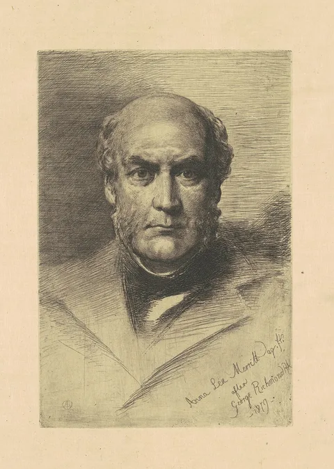 Anna Lea Merritt, Sir Gilbert Scott