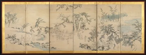 Maruyama Ōkyo, Literary Gathering in the Orchid Pavilion