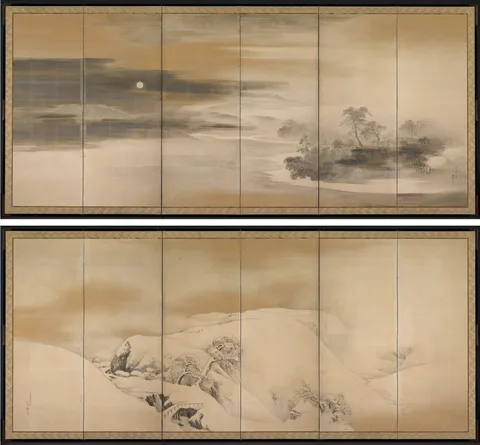 Maruyama Ōkyo, Summer Night; Winter Day