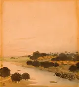 Gaganendranath Tagore, River View