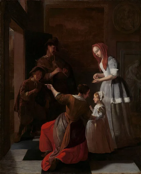 Jacob Ochtervelt, The players