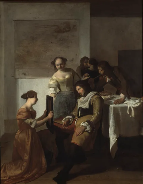 Jacob Ochtervelt, The Sleeping Officer