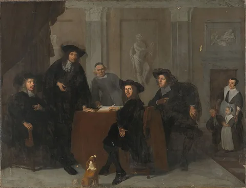 Jacob Ochtervelt, Regents of the Leper's house in Amsterdam