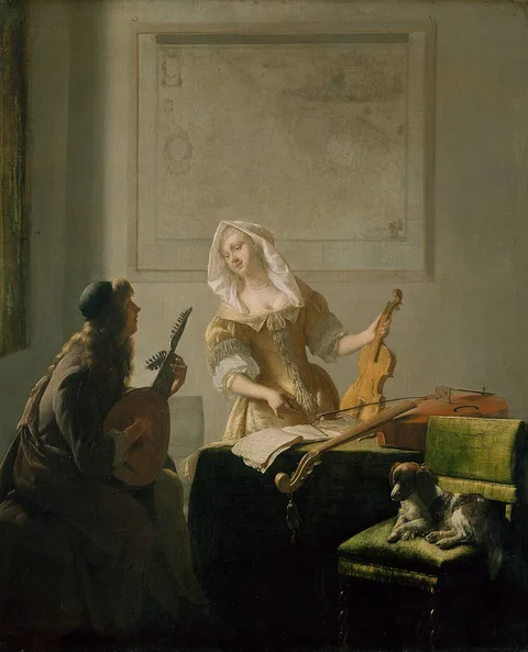 Jacob Ochtervelt, The Music Lesson