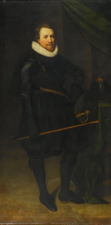 Jan van Ravesteyn, Portrait of Sir John Burroughs (1587-1627)