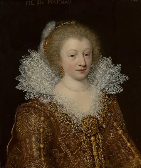Jan van Ravesteyn, Portrait of Amélie Elisabeth of  Hanau-Münzenberg