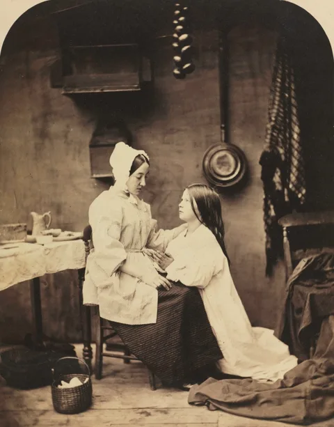 Henry Peach Robinson, She Runs Home and Tells Her Mother All about It