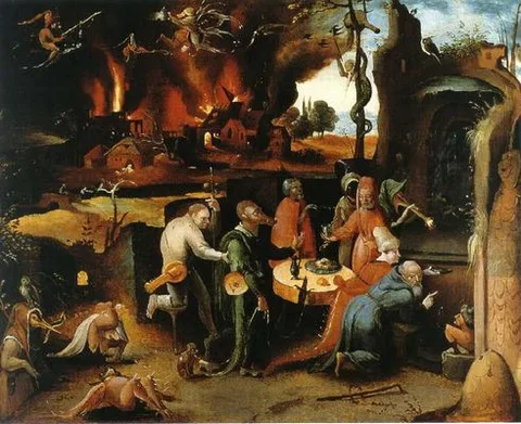 Jan Mandijn, The Temptation of Saint Anthony
