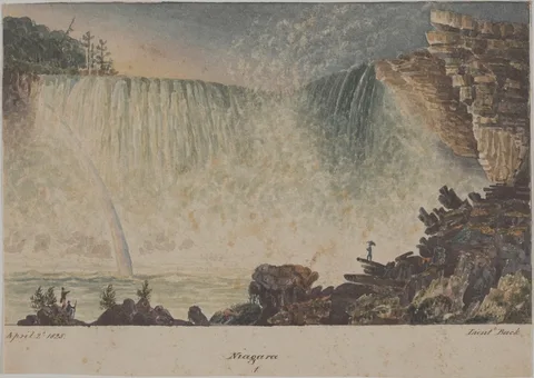 George Back, Niagara, April 2nd, 1825