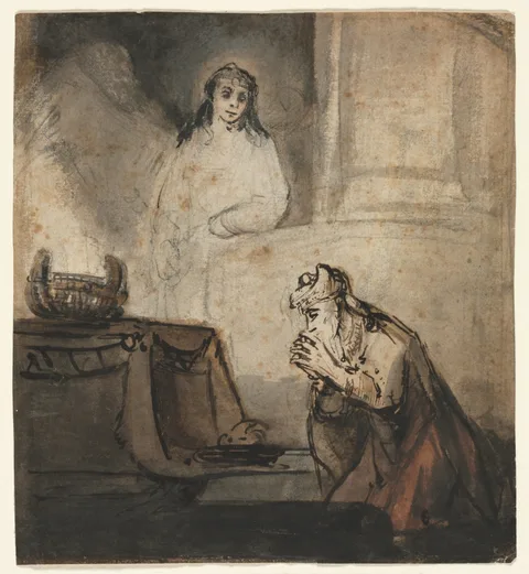 Barent Fabritius, Angel Appearing to Zacharias