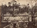 Désiré Charnay, Palais des Nonnes, Chichen-Itza: Façade principale (Palace of the Nuns, Chichen-Itza: Main Facade)