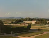 Michel Martin Drolling, View of the Gardens of Villa Medici