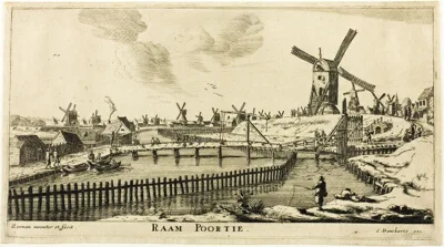 Reinier Nooms, Raam Gate, from The Eight City Gates of Amsterdam