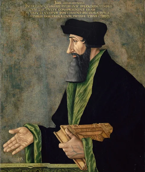 Hans Asper, Portrait of Johannes Oecolampadius