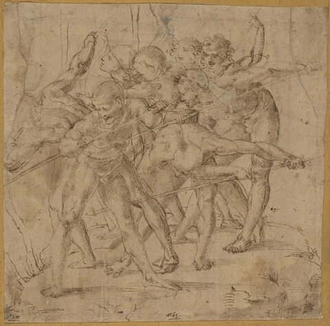 Girolamo Genga, Battle Scene