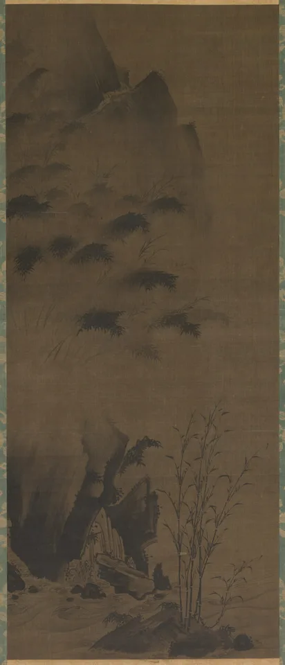 Girolamo Genga, Bamboo in Rain; Bamboo in Wind