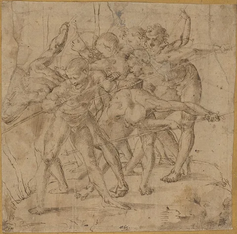 Girolamo Genga, Battle Scene