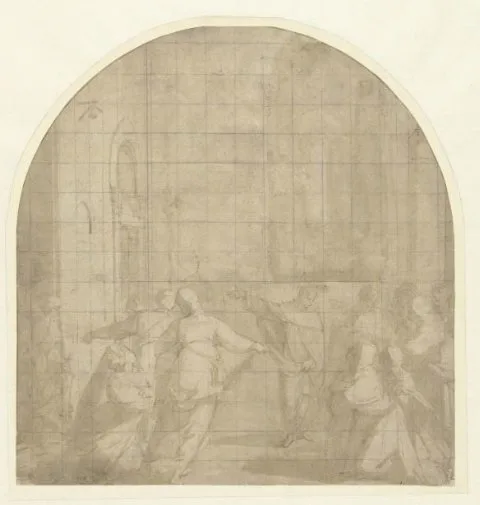 Bernardino Poccetti, Heilige Dominicus en de ketterse vrouwen