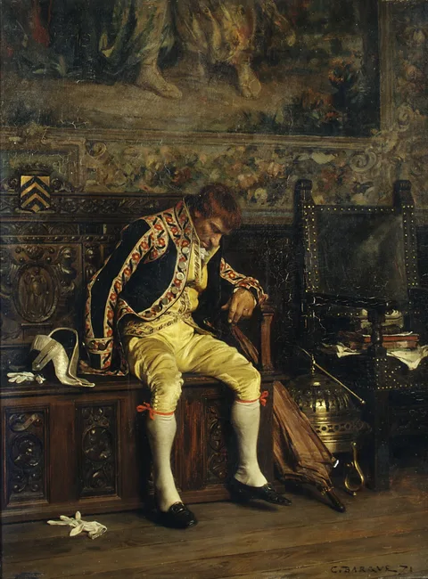 Charles Bargue, A Footman Sleeping