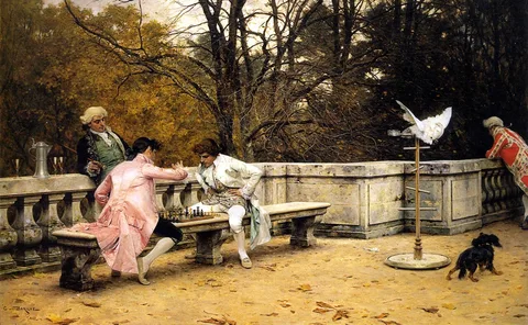 Charles Bargue, The Chess Game
